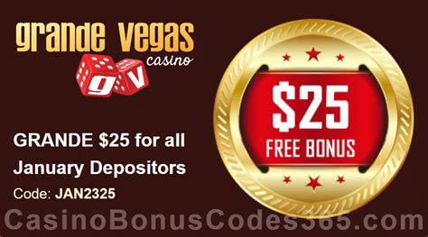 Grande Vegas Casino Bonus Codes January 2024 .